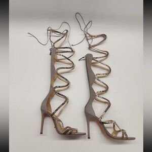 Schutz Women's Lace-Up Sandals, Size 7.5B,
Made in Brazil